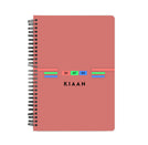 ColorsStrip A5 Spiral Notebook